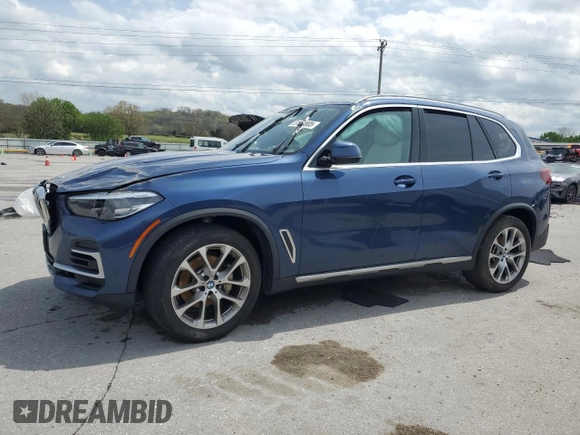 2022 BMW X5 xDrive40i z VIN 5UXCR6C05N9K39353, wystawiony jako Copart lot #51664805 z przebiegiem Nie podano mil oraz Szkoda całkowita • Salvage title. Historia ofert i sprzedaży dostępna na DreamBid. Obrazek 1.