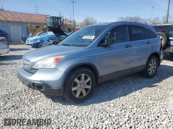 2008 Honda CR-V EX with VIN 5J6RE48528L020318, listed as a Copart auction lot 53445385 with 394,451 mi miles and Salvage Title. Bid and sale history available at carsss.com. Image 1.
