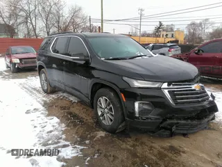 2023 Chevrolet Traverse LT Cloth with VIN 1GNERGKW1PJ172832, listed as a IAAI auction lot 41553672 with 26,184 mi miles. Bid and sale history available at carsss.com. Image 1.
