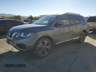 2020 Nissan Pathfinder Platinum with VIN 5N1DR2DMXLC603150, listed as a Copart auction lot 80942914 with 77,848 mi miles and Salvage Title. Bid and sale history available at carsss.com. Image 1.