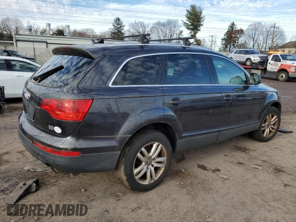 2009 Audi Q7 with VIN WA1AY74L29D009955, listed as a Copart auction lot 87280734 with 0 mi miles and Clean Title. Bid and sale history available at carsss.com. Image 3.