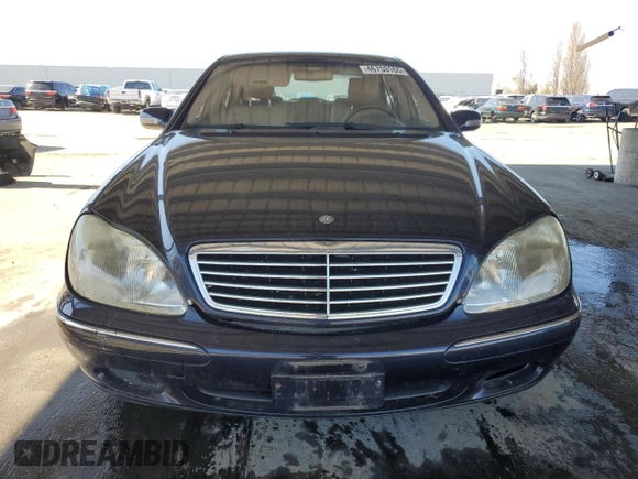 2001 Mercedes-Benz S-Class with VIN WDBNG70J81A180714, listed as a Copart auction lot 46753165 with 194,528 mi miles and Clean Title. Bid and sale history available at carsss.com. Image 5.