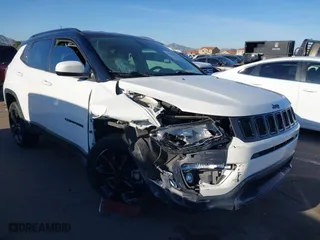 2020 Jeep Compass Latitude with VIN 3C4NJDBBXLT203932, listed as a IAAI auction lot 41830978 with 49,421 mi miles. Bid and sale history available at carsss.com. Image 6.