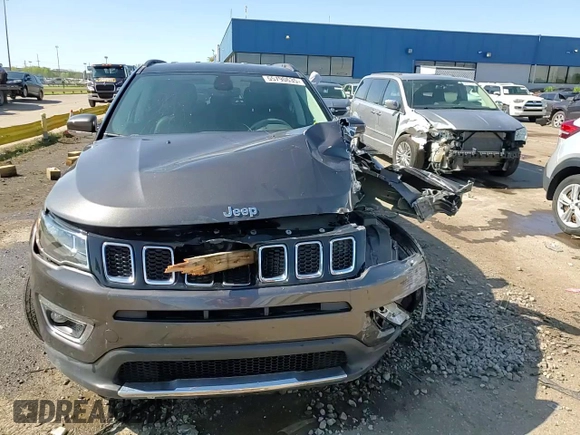 2019 Jeep Compass Limited with VIN 3C4NJDCB5KT641769, listed as a Copart auction lot 55790635 with 16,055 mi miles and Clean title. Bid and sale history available at DreamBid. Image 14.