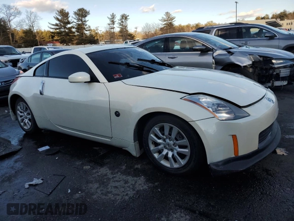 2005 Nissan 350Z Touring with VIN JN1AZ34E35M651515, listed as a Copart auction lot 45139935 with 107,963 mi miles and Salvage Title. Bid and sale history available at carsss.com. Image 4.
