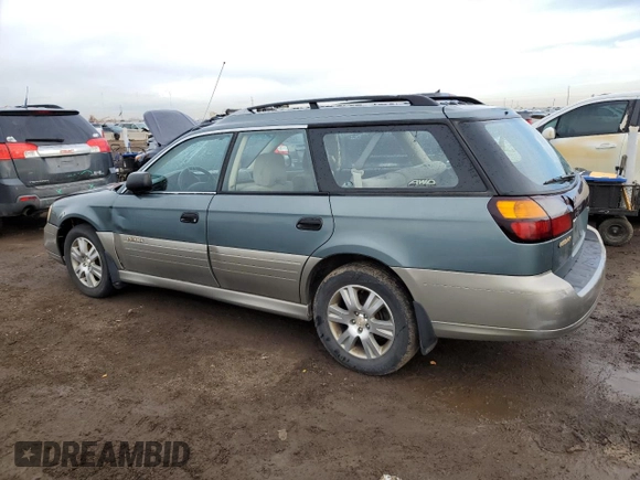 2005 Subaru Legacy Outback with VIN 4S3BH665217634801, listed as a Copart auction lot 51384575 with 187,110 mi miles and Non repairable. Bid and sale history available at DreamBid. Image 2.