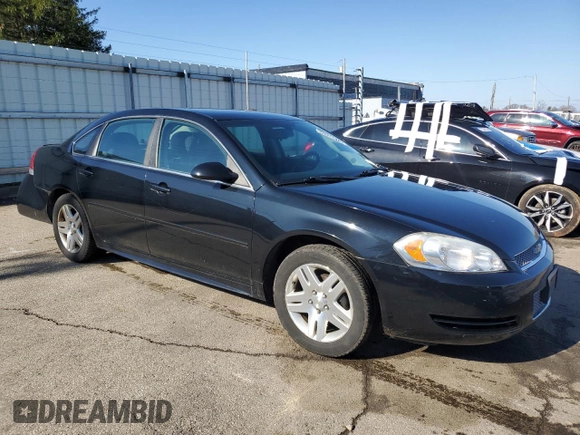 2013 Chevrolet Impala LT with VIN 2G1WG5E39D1101479, listed as a Copart auction lot 50338075 with 136,968 mi miles and Clean Title. Bid and sale history available at DreamBid. Image 4.