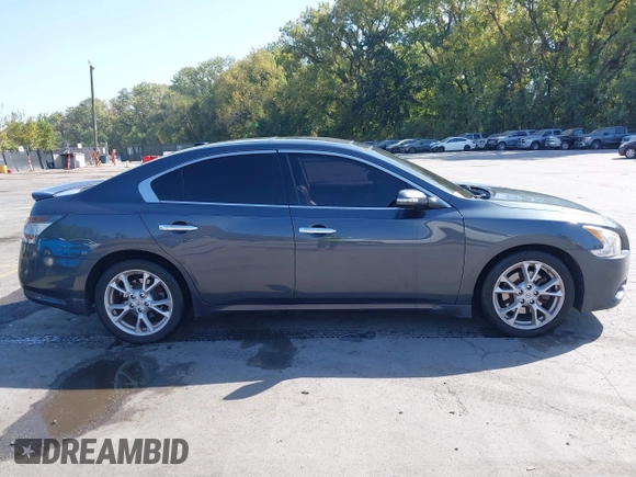 2013 Nissan Maxima SV with VIN 1N4AA5AP9DC807671, listed as a IAAI auction lot 40508617 with 119,647 mi miles and . Bid and sale history available at DreamBid. Image 13.