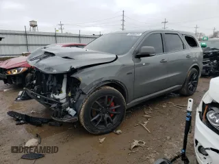 2019 Dodge Durango SRT with VIN 1C4SDJGJ6KC828041, listed as a Copart auction lot 38006204 with 20,047 mi miles and Salvage title. Bid and sale history available at DreamBid. Image 1.