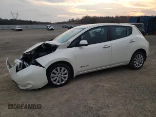 2015 Nissan LEAF SV with VIN 1N4AZ0CPXFC334469, listed as a Copart auction lot 69152122 with 26,547 mi miles. Bid and sale history available at carsss.com. Image 1.