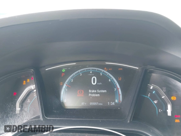 2019 Honda Civic LX with VIN 19XFC2F66KE026931, listed as a IAAI auction lot 41885137 with 55,057 mi miles and . Bid and sale history available at DreamBid. Image 15.