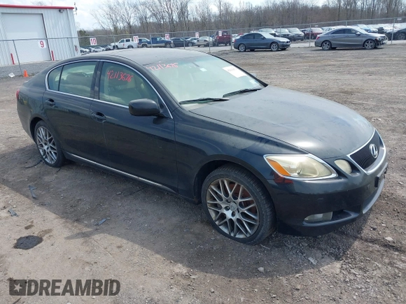 2007 Lexus GS 350 with VIN JTHCE96S370010901, listed as a IAAI auction lot 42113676 with 388,296 mi miles. Bid and sale history available at carsss.com. Image 1.