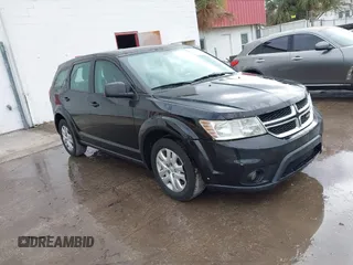 2015 Dodge Journey American Value Pkg with VIN 3C4PDCABXFT637428, listed as a IAAI auction lot 41507850 with 209,050 mi miles. Bid and sale history available at carsss.com. Image 1.