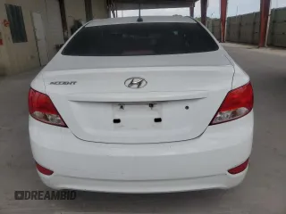 2017 Hyundai Accent SE with VIN KMHCT4AE8HU351826, listed as a Copart auction lot 51245455 with 63,230 mi miles and Salvage Title. Bid and sale history available at carsss.com. Image 6.