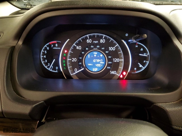 2016 Honda CR-V EX-L with VIN 5J6RM4H71GL068282, listed as a Copart auction lot 41651945 with 107,947 mi miles and Salvage Title. Bid and sale history available at carsss.com. Image 9.