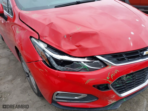 2016 Chevrolet Cruze Premier with VIN 1G1BG5SMXG7307851, listed as a IAAI auction lot 41726921 with 156,693 mi miles. Bid and sale history available at carsss.com. Image 6.