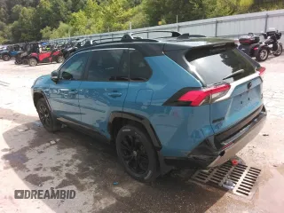 2023 Toyota RAV4 Hybrid XSE with VIN 2T3E6RFV6PW038320, listed as a Copart auction lot 46690615 with Not provided miles and Salvage title. Bid and sale history available at DreamBid. Image 2.