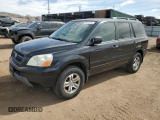 2005 Honda Pilot EX-L z VIN 5FNYF18585B066439, wystawiony jako Copart lot #48514715 z przebiegiem 157 781 mil mil oraz Szkody całkowita. Historia ofert i sprzedaży dostępna na DreamBid. Obrazek 1.