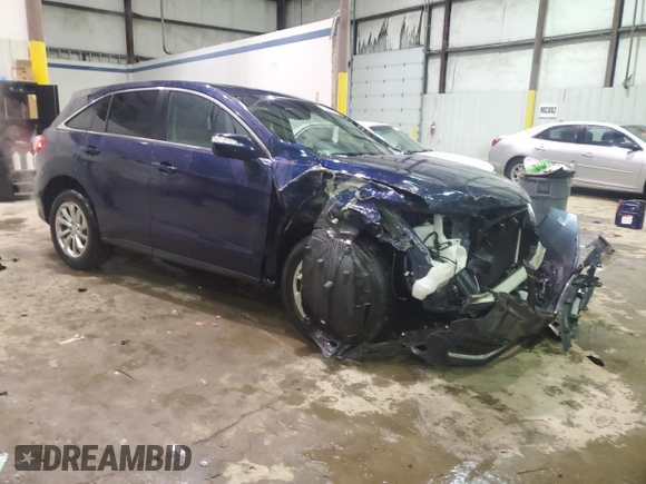 2018 Acura RDX w/Technology Pkg with VIN 5J8TB4H55JL027047, listed as a Copart auction lot 41737175 with 48,453 mi miles and Salvage Title. Bid and sale history available at carsss.com. Image 4.
