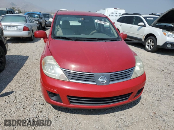 2007 Nissan Versa 1.8 S with VIN 3N1BC13E77L352733, listed as a Copart auction lot 65139024 with 206,606 mi miles and Clean Title. Bid and sale history available at carsss.com. Image 5.
