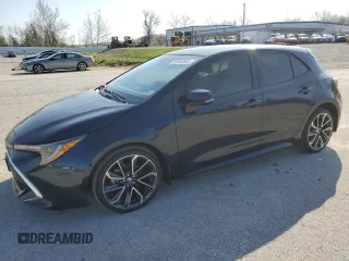 2020 Toyota Corolla Hatchback XSE with VIN JTNC4RBE2L3104485, listed as a Copart auction lot 50665565 with 33,351 mi miles and Salvage Title. Bid and sale history available at carsss.com. Image 1.