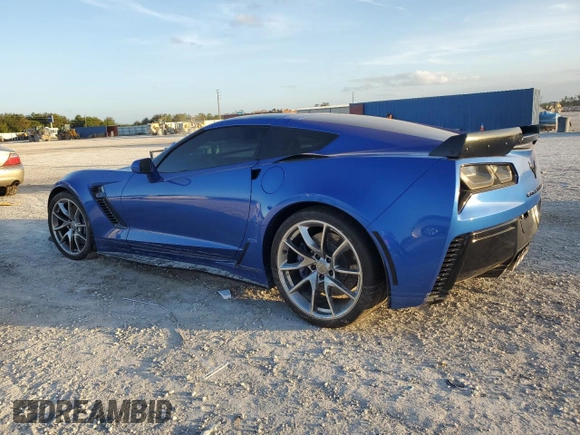 2019 Chevrolet Corvette Z06 2LZ with VIN 1G1YR2D6XK5606259, listed as a Copart auction lot 77115854 with 0 mi miles and Non Repairable. Bid and sale history available at carsss.com. Image 2.