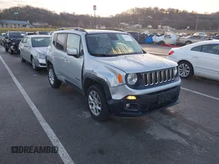 2018 Jeep Renegade Latitude with VIN ZACCJBBB9JPH73453, listed as a IAAI auction lot 41081878 with 130,898 mi miles and . Bid and sale history available at carsss.com. Image 1.