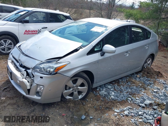 2010 Toyota Prius II with VIN JTDKN3DU0A0130869, listed as a IAAI auction lot 41879945 with 158,259 mi miles. Bid and sale history available at carsss.com. Image 2.