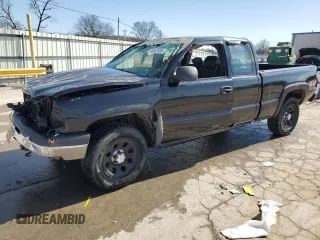 2005 Chevrolet Silverado 1500 with VIN 1GCEK19V75E332757, listed as a Copart auction lot 46627485 with 0 mi miles and Salvage Title. Bid and sale history available at carsss.com. Image 1.