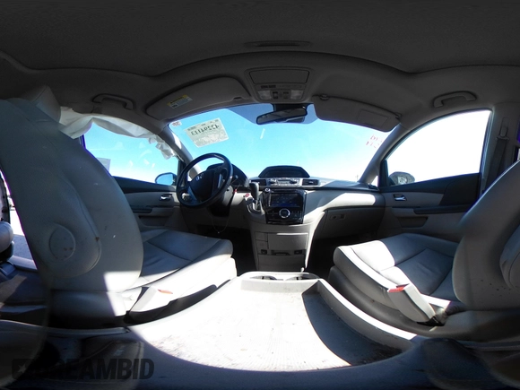 2014 Honda Odyssey EX-L with VIN 5FNRL5H63EB041106, listed as a IAAI auction lot 42294113 with 122,610 mi miles and . Bid and sale history available at DreamBid. Image 19.