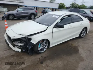 2018 Mercedes-Benz CLA 250 with VIN WDDSJ4EB5JN546293, listed as a Copart auction lot 64985115 with Not provided miles and Salvage title. Bid and sale history available at DreamBid. Image 1.