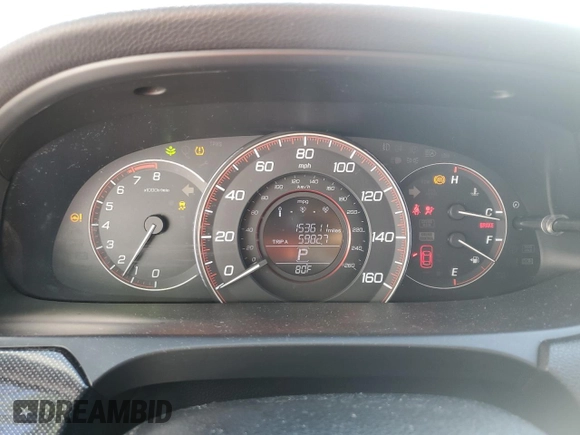 2014 Honda Accord Sedan Sport with VIN 1HGCR2F53EA114076, listed as a Copart auction lot 53427015 with 153,611 mi miles and Salvage Title. Bid and sale history available at carsss.com. Image 9.