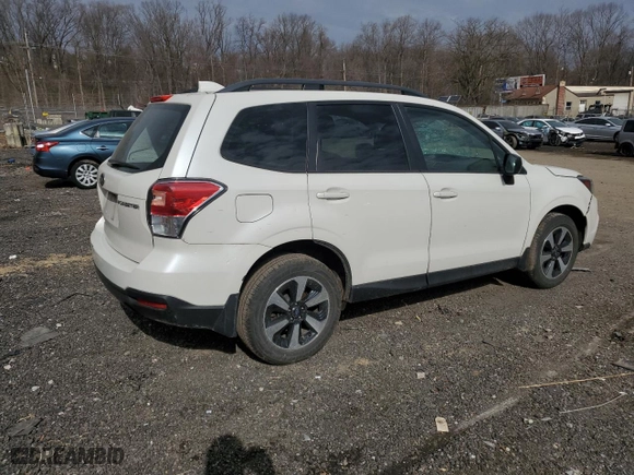 2018 Subaru Forester with VIN JF2SJABC7JH577521, listed as a Copart auction lot 46034405 with 81,021 mi miles and Salvage Title. Bid and sale history available at carsss.com. Image 3.