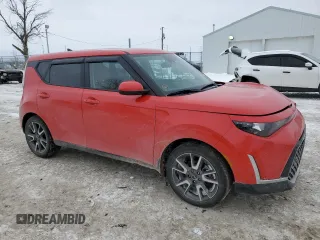 2024 Kia Soul EX with VIN KNDJ33AU6R7220116, listed as a Copart auction lot 87537805 with 16,887 mi miles and Salvage Title. Bid and sale history available at carsss.com. Image 4.