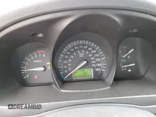 2008 Kia Spectra EX with VIN KNAFE121585499963, listed as a Copart auction lot 77143883 with 153,965 mi miles and Salvage Title. Bid and sale history available at carsss.com. Image 9.