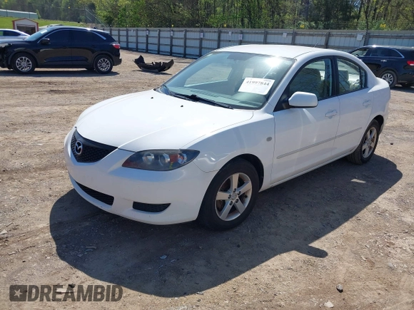 2005 Mazda 3 i with VIN JM1BK12F951340355, listed as a IAAI auction lot 41997844 with 188,991 mi miles and . Bid and sale history available at DreamBid. Image 2.