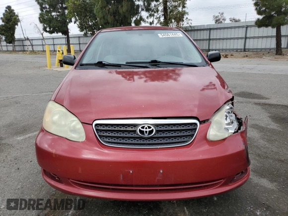 2005 Toyota Corolla CE with VIN 1NXBR32E15Z459056, listed as a Copart auction lot 54561445 with 143,981 mi miles and Salvage Title. Bid and sale history available at DreamBid. Image 5.