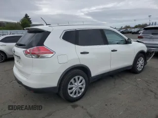 2016 Nissan Rogue SV with VIN KNMAT2MT8GP675706, listed as a Copart auction lot 49928145 with 78,824 mi miles and Salvage Title. Bid and sale history available at carsss.com. Image 3.