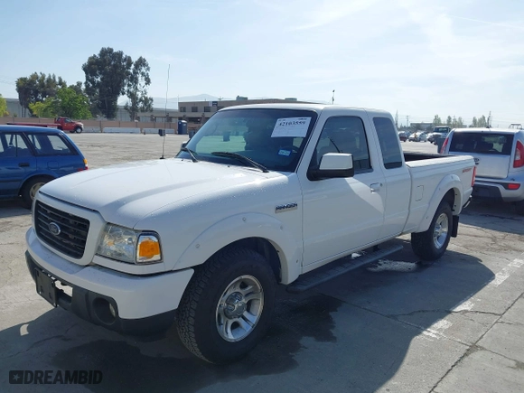 2008 Ford Ranger XLT with VIN 1FTYR44U08PA23858, listed as a IAAI auction lot 42103559 with 83,347 mi miles. Bid and sale history available at carsss.com. Image 6.