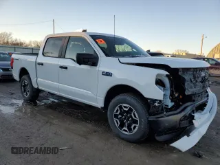 2024 Ford F-150 with VIN 1FT6W1B73RWG08257, listed as a Copart auction lot 89097355 with 516 mi miles and Salvage title. Bid and sale history available at DreamBid. Image 4.