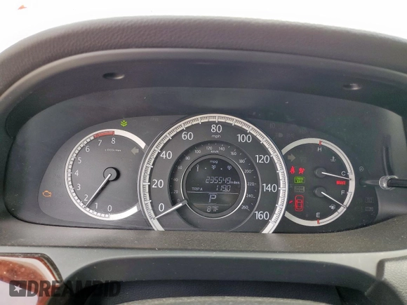 2015 Honda Accord EX-L with VIN 1HGCR2F84FA084078, listed as a Copart auction lot 54117765 with 235,549 mi miles and Salvage title. Bid and sale history available at DreamBid. Image 9.