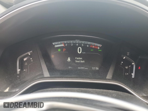 2017 Honda CR-V Touring with VIN 5J6RW1H93HL003929, listed as a Copart auction lot 53295705 with 67,097 mi miles and Salvage Title. Bid and sale history available at carsss.com. Image 9.