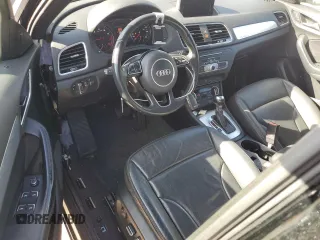 2016 Audi Q3 Premium Plus with VIN WA1EFCFS6GR013351, listed as a Copart auction lot 56727035 with 83,583 mi miles and Salvage title. Bid and sale history available at DreamBid. Image 8.