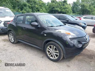 2014 Nissan Juke SL with VIN JN8AF5MVXET480810, listed as a IAAI auction lot 42814599 with 83,875 mi miles and . Bid and sale history available at DreamBid. Image 1.
