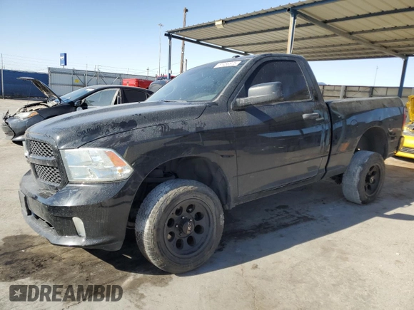 2014 Ram 1500 Tradesman z VIN 3C6JR7AT0EG123027, wystawiony jako Copart lot #51456875 z przebiegiem 115 036 mil mil oraz Szkoda całkowita • Salvage title. Historia ofert i sprzedaży dostępna na DreamBid. Obrazek 1.
