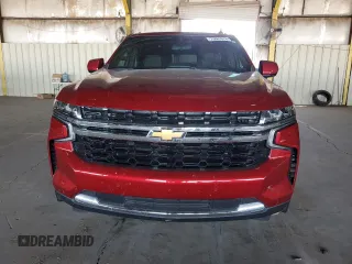 2023 Chevrolet Tahoe LS with VIN 1GNSCMKDXPR120621, listed as a Copart auction lot 75863074 with 28,335 mi miles and Salvage title. Bid and sale history available at DreamBid. Image 5.
