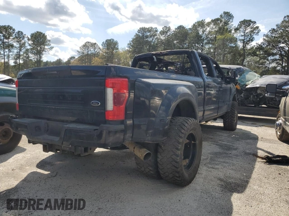 2017 Ford F-350 Lariat with VIN 1FT8W3DT0HED29299, listed as a Copart auction lot 46098525 with Not provided miles and Non repairable. Bid and sale history available at DreamBid. Image 4.