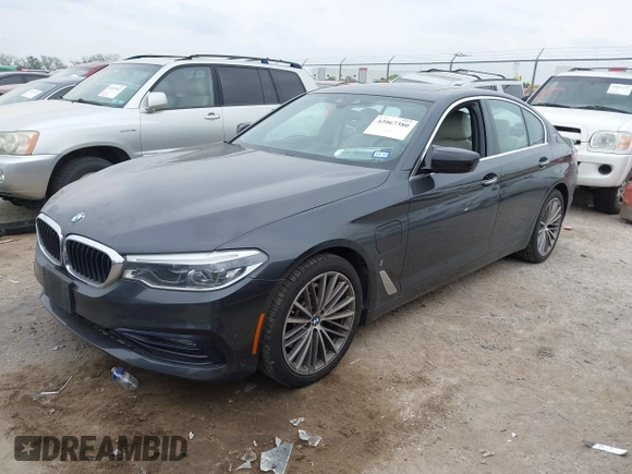 2018 BMW 5 Series 530e with VIN WBAJA9C55JB033575, listed as a IAAI auction lot 42067380 with 111,902 mi miles and . Bid and sale history available at DreamBid. Image 17.
