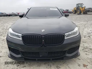 2018 BMW 7 Series 750i with VIN WBA7F0C51JGM22515, listed as a Copart auction lot 86486914 with 0 mi miles and Salvage Title. Bid and sale history available at carsss.com. Image 5.