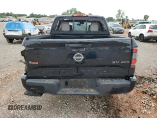 2022 Nissan Frontier SV with VIN 1N6ED1EK8NN614277, listed as a Copart auction lot 54945365 with 109,442 mi miles and Salvage title. Bid and sale history available at DreamBid. Image 6.